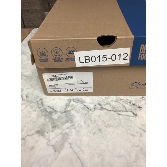 Clarks Men 11M Beeswax Leather Bushacre 2 Chukka Boots Lace Up Classic LB15-12 - Picture 10 of 10